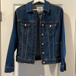 Old navy dark denim jacket